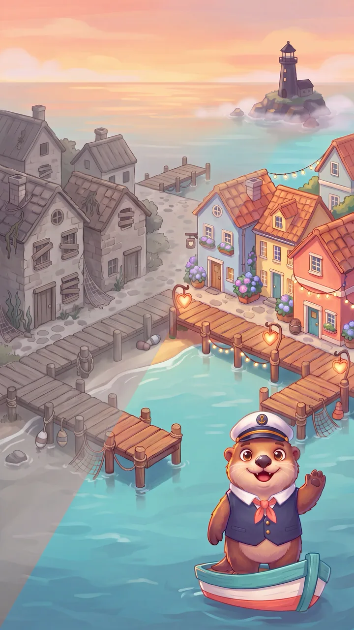 Harbor Hearts key art 9:16