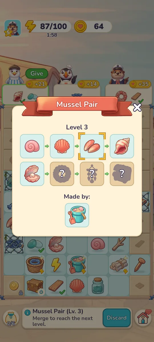 A merge chain